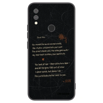 Picasee fekete szilikon tok az alábbi mobiltelefonokra Xiaomi Redmi Note 7 - POET