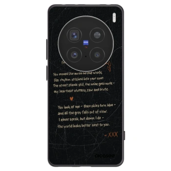 Picasee fekete szilikon tok az alábbi mobiltelefonokra Vivo X200 Pro - POET