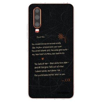 Picasee átlátszó szilikon tok az alábbi mobiltelefonokra Huawei P30 - POET