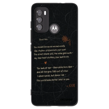 Picasee fekete szilikon tok az alábbi mobiltelefonokra Motorola Edge 60 5G - POET