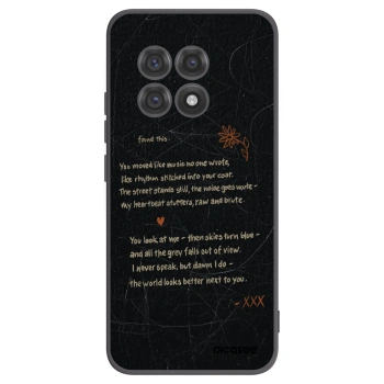 Picasee fekete szilikon tok az alábbi mobiltelefonokra OnePlus 13R 5G - POET