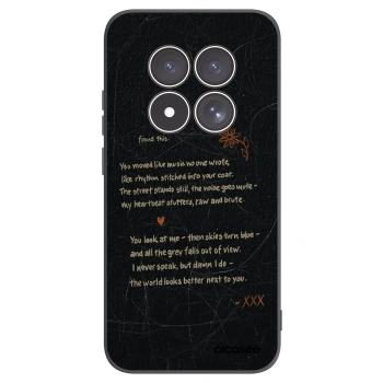 Picasee fekete szilikon tok az alábbi mobiltelefonokra Xiaomi Redmi Note 15 Pro 4G - POET