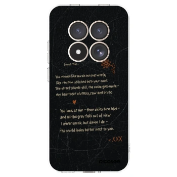 Picasee átlátszó szilikon tok az alábbi mobiltelefonokra Xiaomi Redmi Note 15 Pro 4G - POET