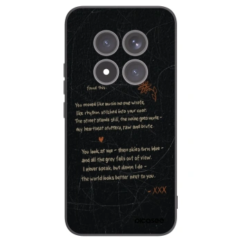 Picasee fekete szilikon tok az alábbi mobiltelefonokra Xiaomi Redmi Note 15 Pro+ - POET