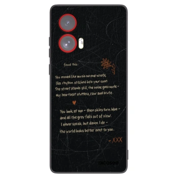 Picasee fekete szilikon tok az alábbi mobiltelefonokra Motorola Edge 50 Fusion - POET