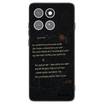 Picasee fekete szilikon tok az alábbi mobiltelefonokra Motorola Edge 60 Fusion - POET