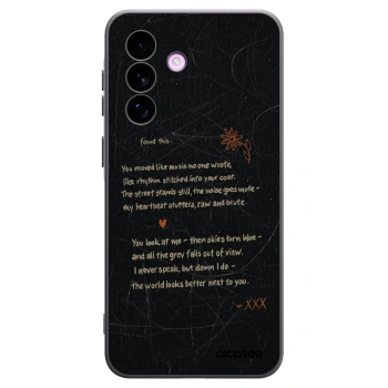 Picasee fekete szilikon tok az alábbi mobiltelefonokra Samsung Galaxy A57 5G - POET