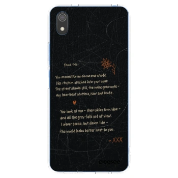 Picasee átlátszó szilikon tok az alábbi mobiltelefonokra Xiaomi Redmi 7A - POET