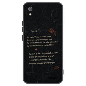 Picasee fekete szilikon tok az alábbi mobiltelefonokra Xiaomi Redmi 7A - POET