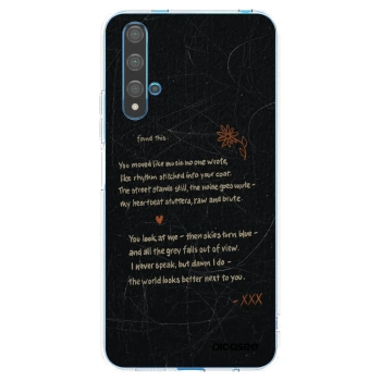 Picasee átlátszó szilikon tok az alábbi mobiltelefonokra Huawei Nova 5T - POET