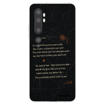 Picasee átlátszó szilikon tok az alábbi mobiltelefonokra Xiaomi Mi Note 10 (Pro) - POET