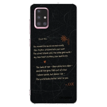 Picasee átlátszó szilikon tok az alábbi mobiltelefonokra Samsung Galaxy A71 A715F - POET