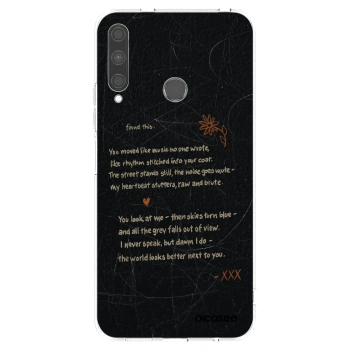 Picasee átlátszó szilikon tok az alábbi mobiltelefonokra Huawei P40 Lite E - POET