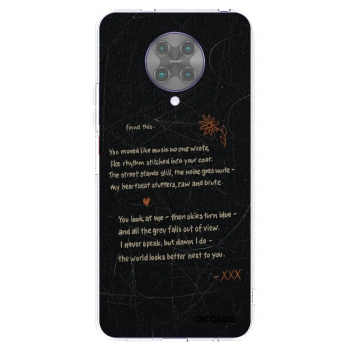 Picasee átlátszó szilikon tok az alábbi mobiltelefonokra Xiaomi Poco F2 Pro - POET