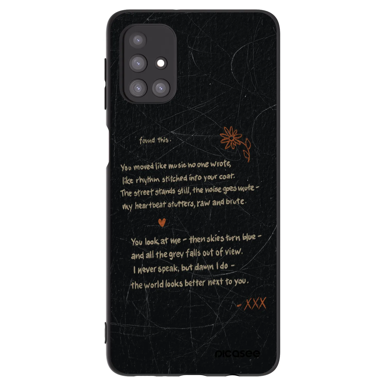 Picasee fekete szilikon tok az alábbi mobiltelefonokra Samsung Galaxy M31s - POET