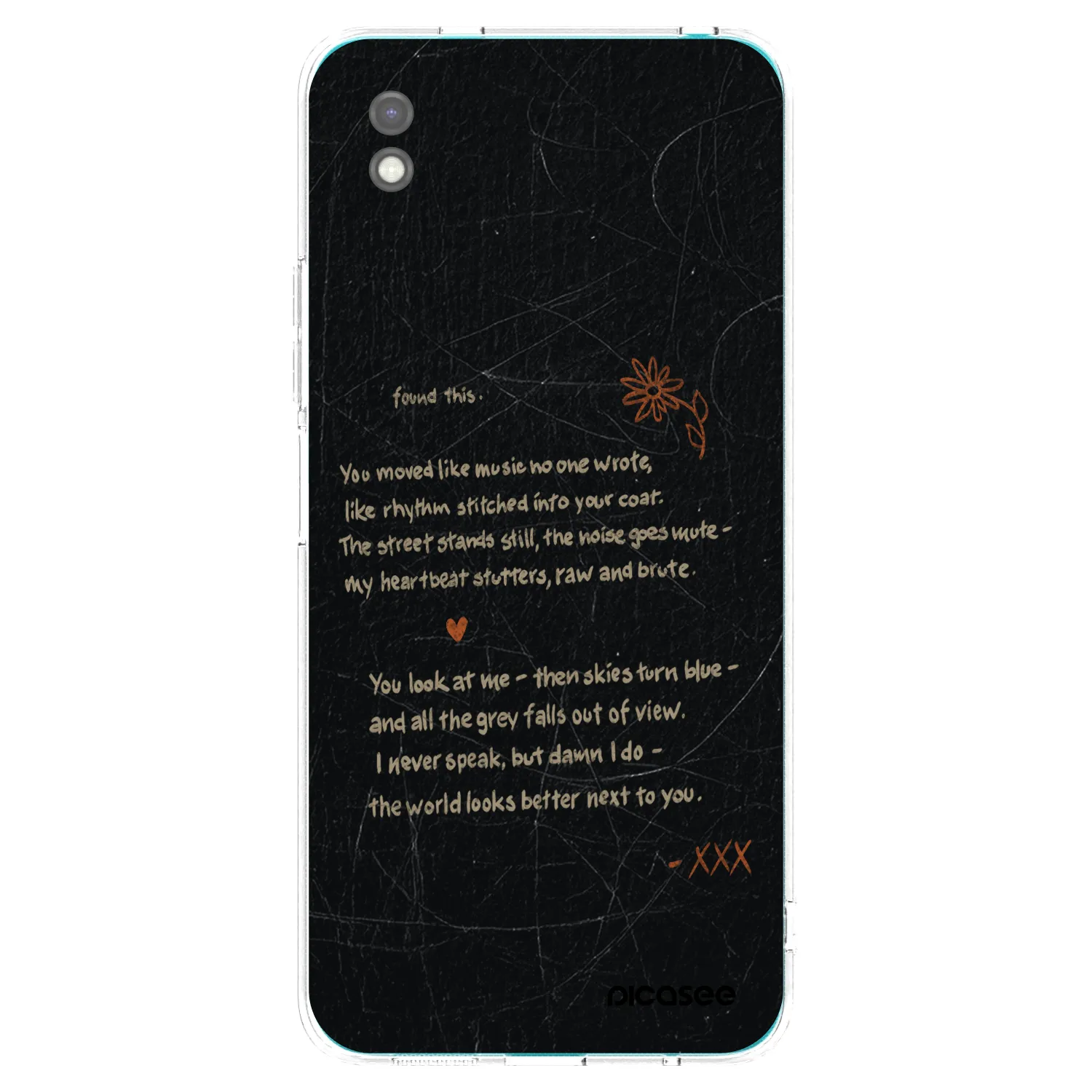 Picasee fekete szilikon tok az alábbi mobiltelefonokra Xiaomi Redmi 9A - POET