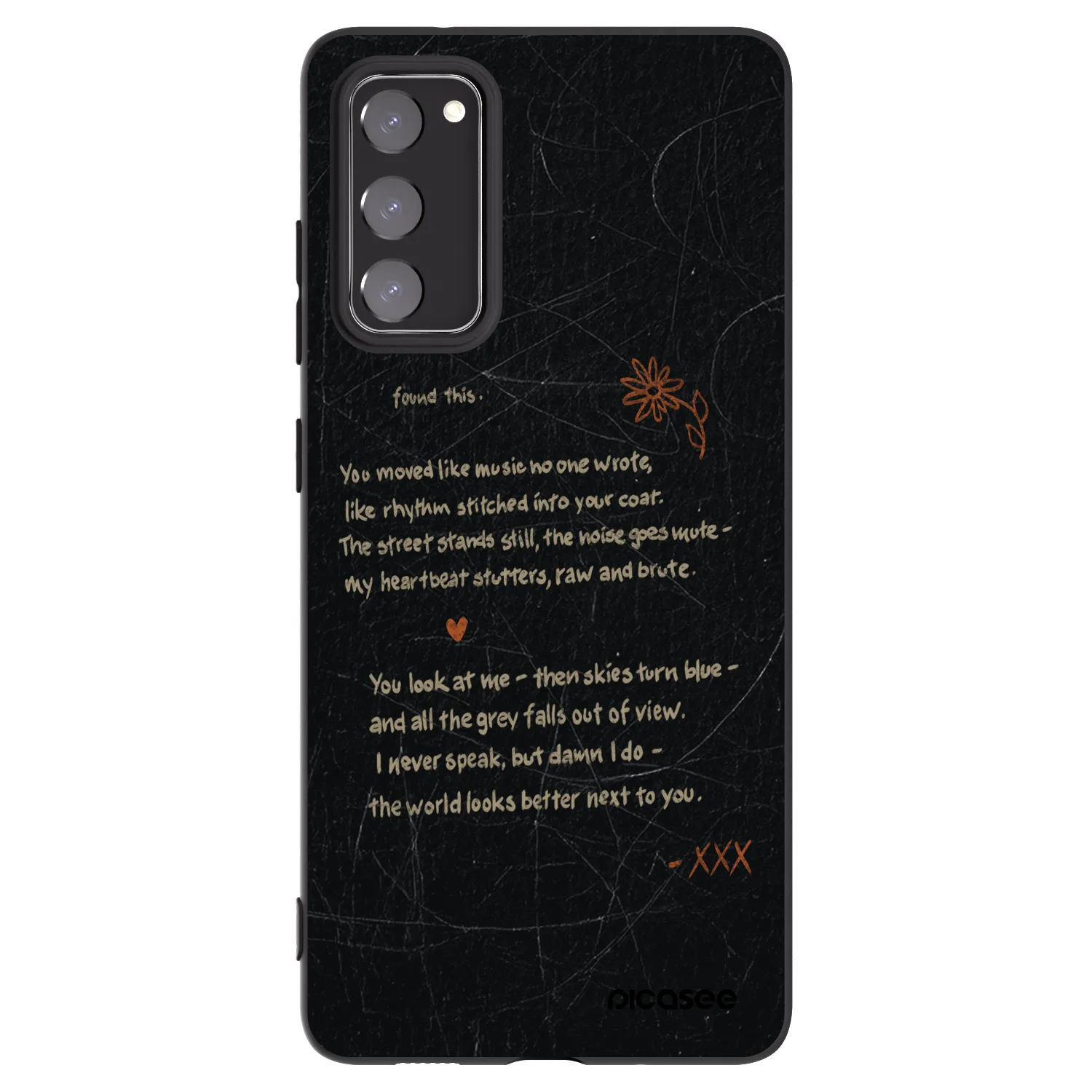 Picasee fekete szilikon tok az alábbi mobiltelefonokra Samsung Galaxy S20 FE - POET