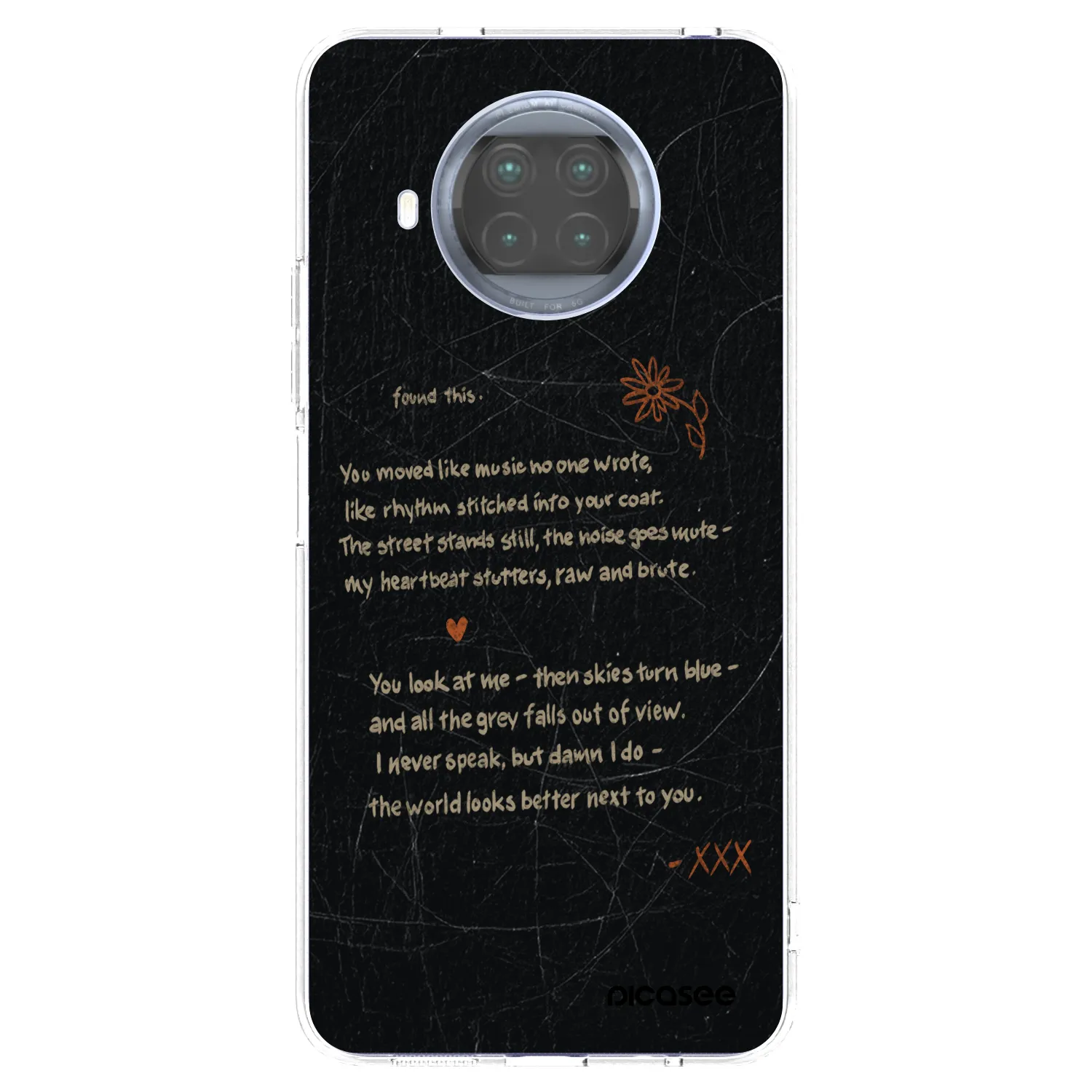 Picasee átlátszó szilikon tok az alábbi mobiltelefonokra Xiaomi Mi 10T Lite - POET