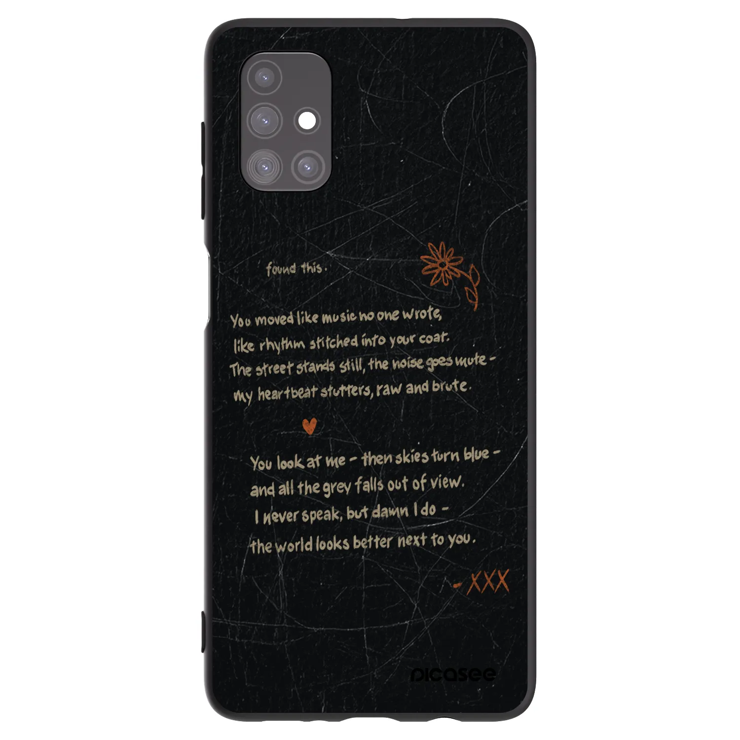 Picasee fekete szilikon tok az alábbi mobiltelefonokra Samsung Galaxy M51 M515F - POET