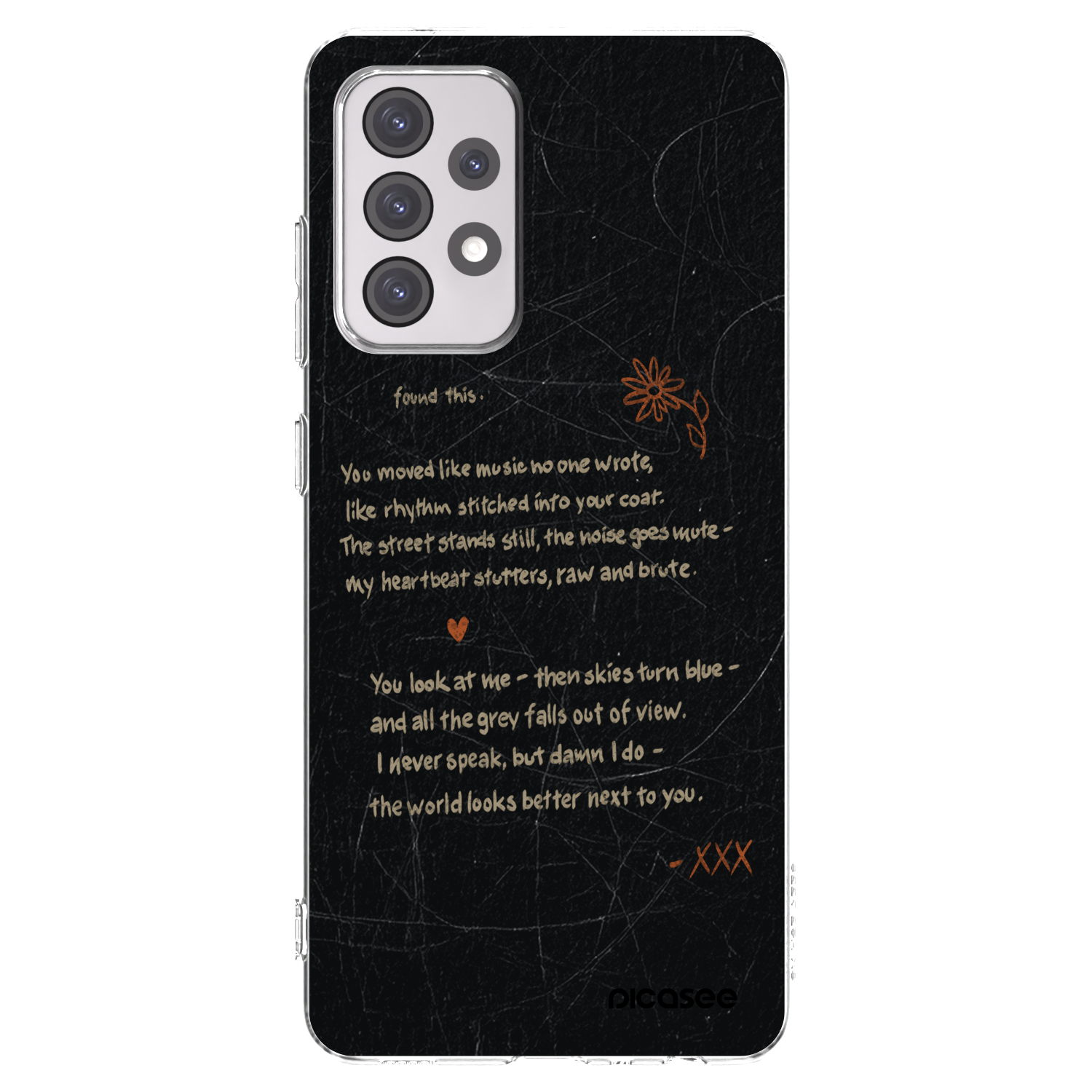 Picasee átlátszó szilikon tok az alábbi mobiltelefonokra Samsung Galaxy A52 5G A525F - POET