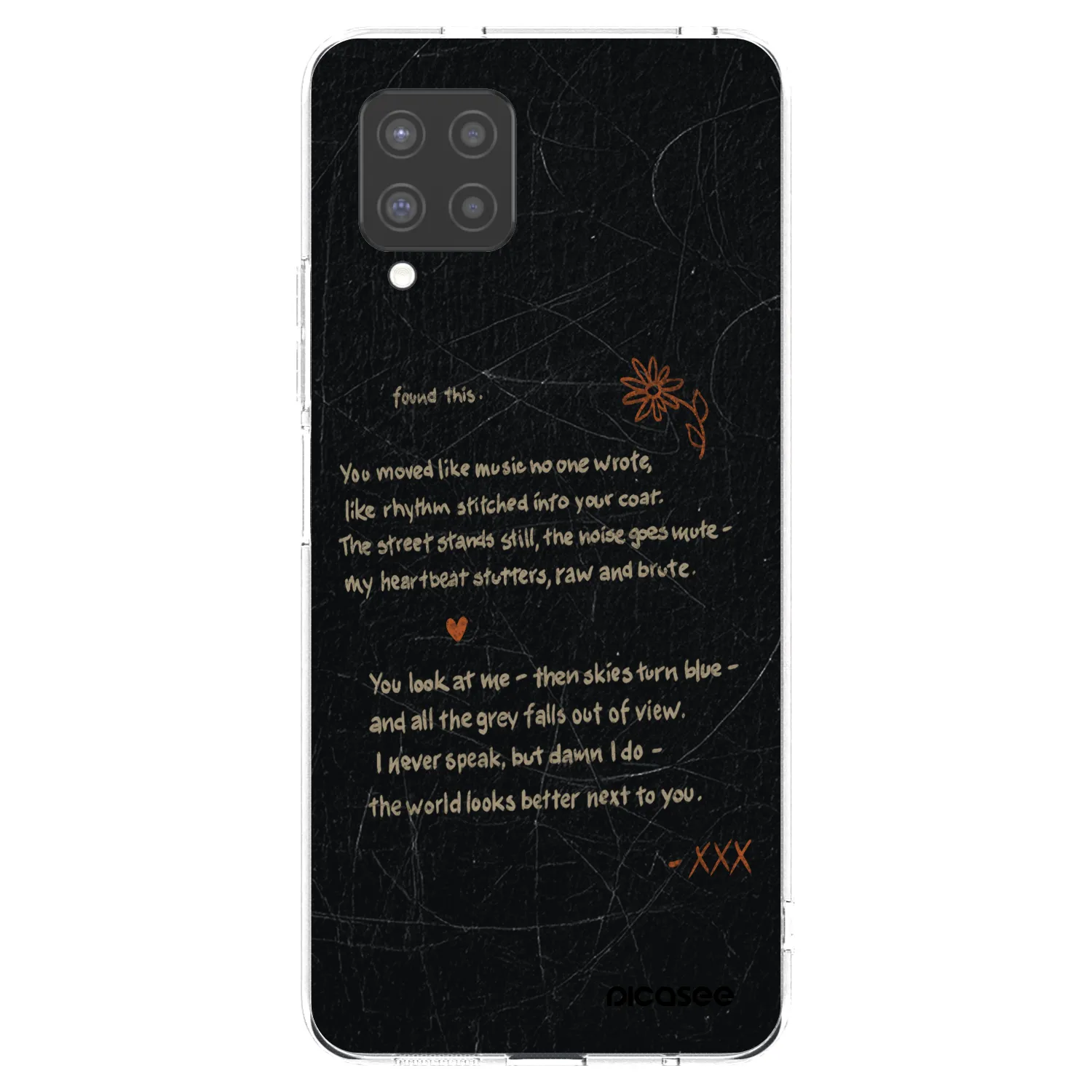 Picasee átlátszó szilikon tok az alábbi mobiltelefonokra Samsung Galaxy A42 A426B - POET