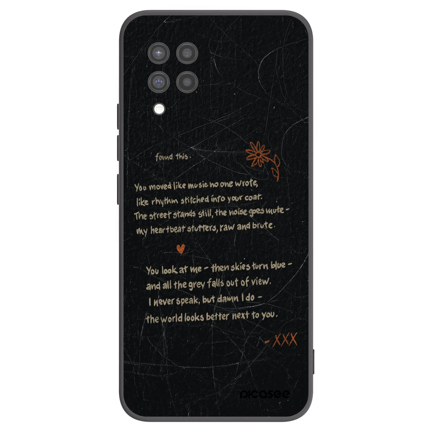 Picasee fekete szilikon tok az alábbi mobiltelefonokra Samsung Galaxy A42 A426B - POET