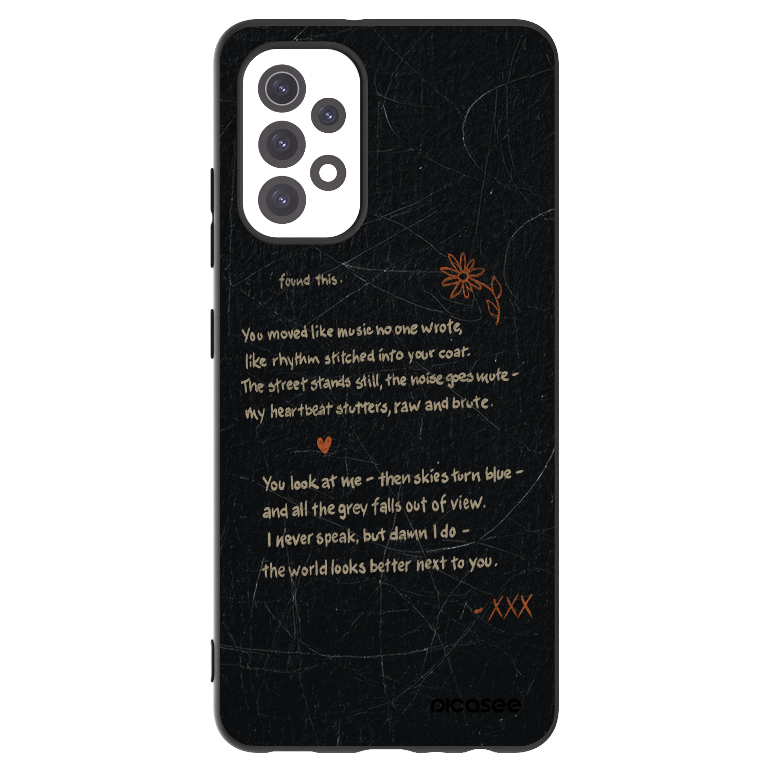 Picasee fekete szilikon tok az alábbi mobiltelefonokra Samsung Galaxy A32 5G A326B - POET