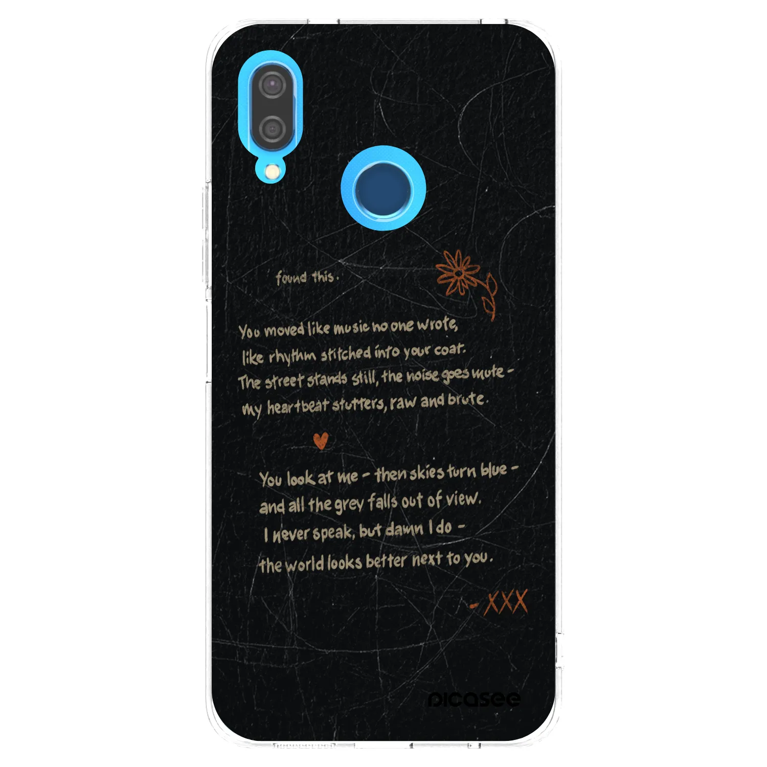 Picasee átlátszó szilikon tok az alábbi mobiltelefonokra Huawei P20 Lite - POET