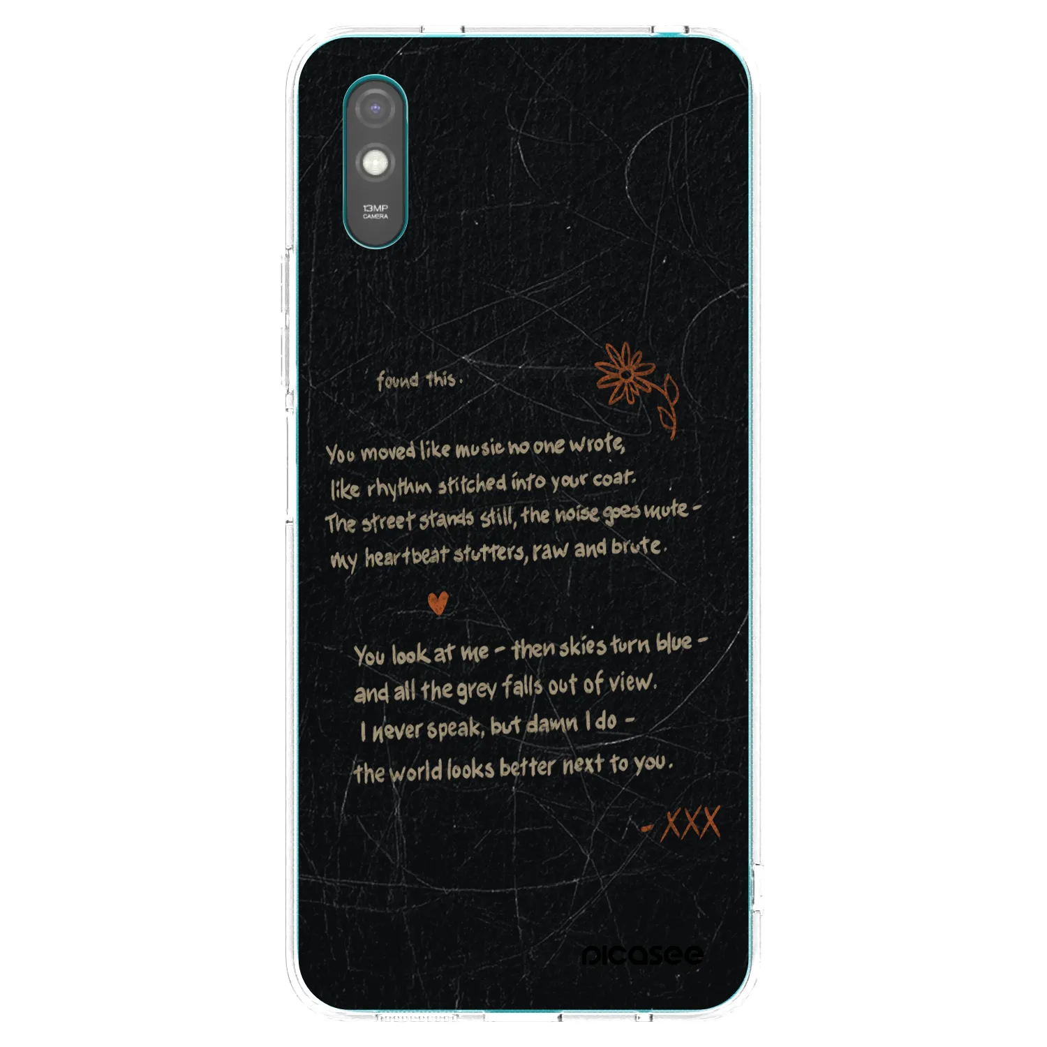 Picasee átlátszó szilikon tok az alábbi mobiltelefonokra Xiaomi Redmi 9AT - POET