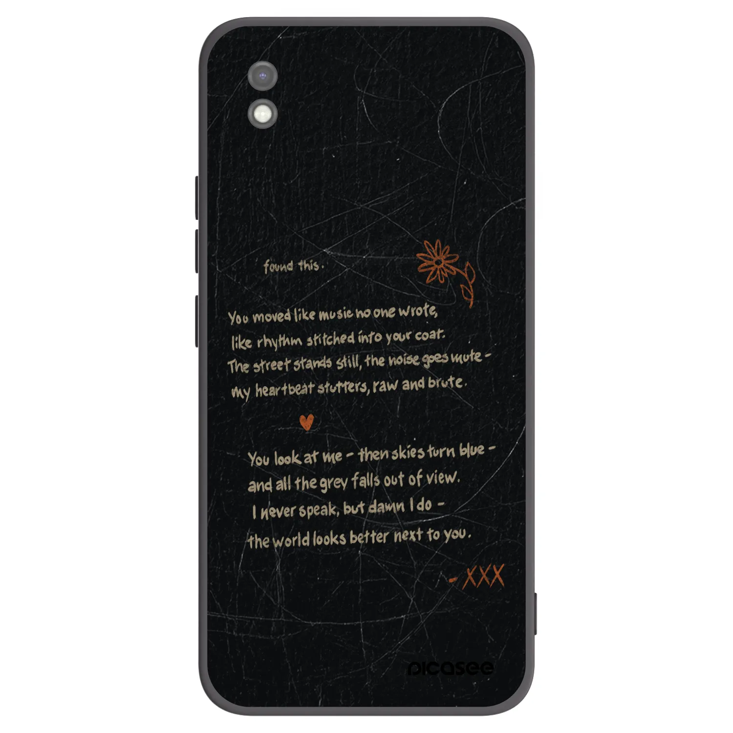 Picasee fekete szilikon tok az alábbi mobiltelefonokra Xiaomi Redmi 9AT - POET