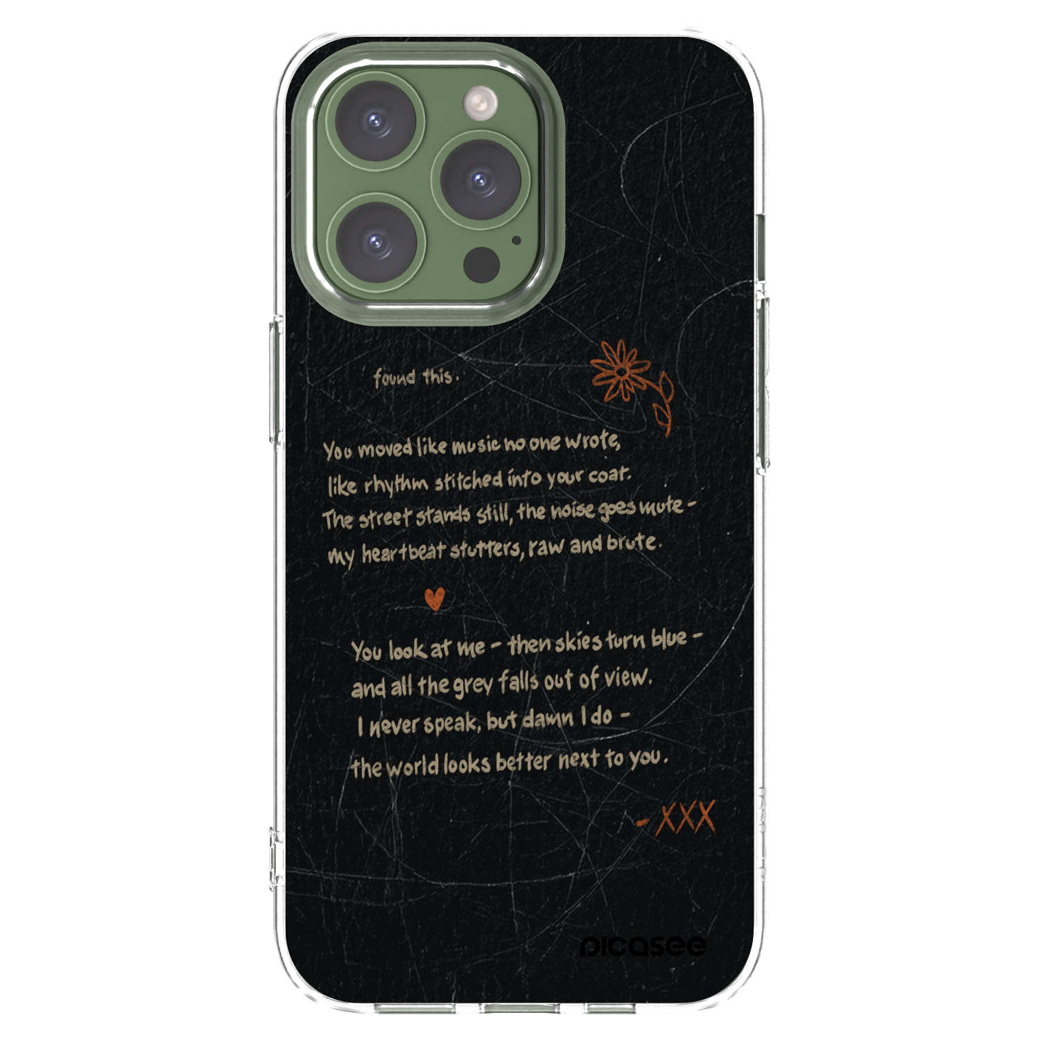 Picasee átlátszó szilikon tok az alábbi mobiltelefonokra Apple iPhone 13 Pro - POET