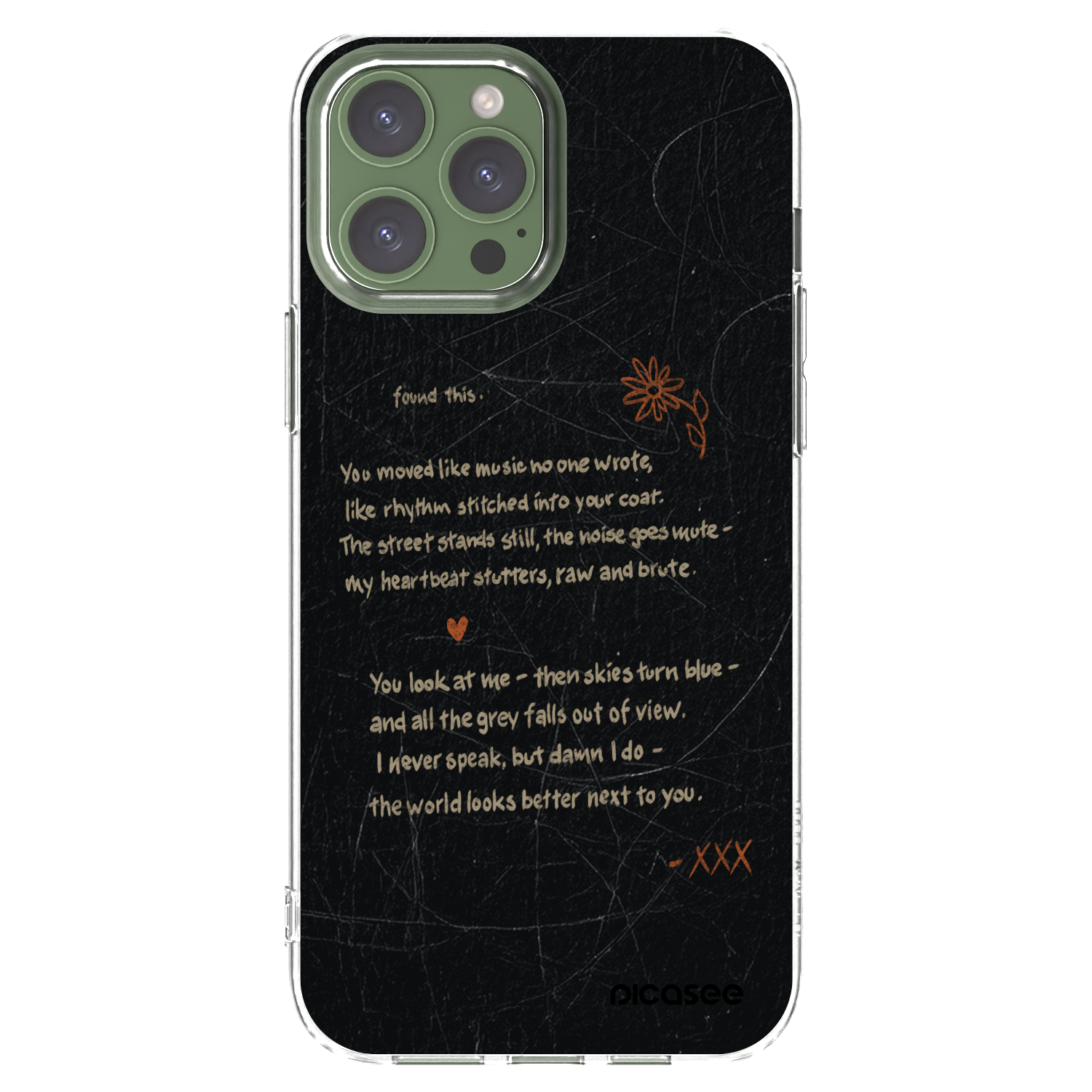 Picasee átlátszó szilikon tok az alábbi mobiltelefonokra Apple iPhone 13 Pro Max - POET