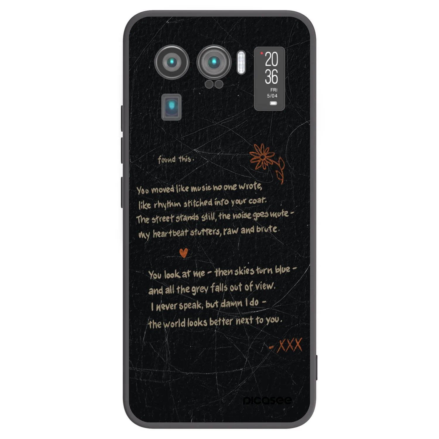 Picasee fekete szilikon tok az alábbi mobiltelefonokra Xiaomi Mi 11 Ultra - POET