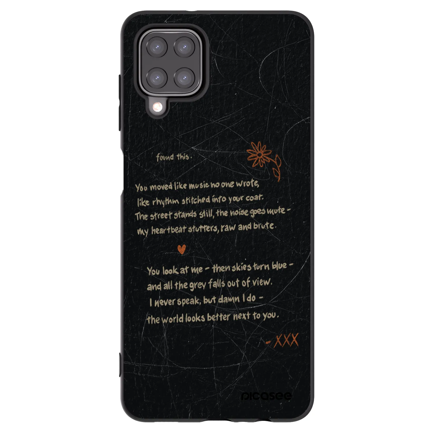 Picasee fekete szilikon tok az alábbi mobiltelefonokra Samsung Galaxy M12 M127F - POET