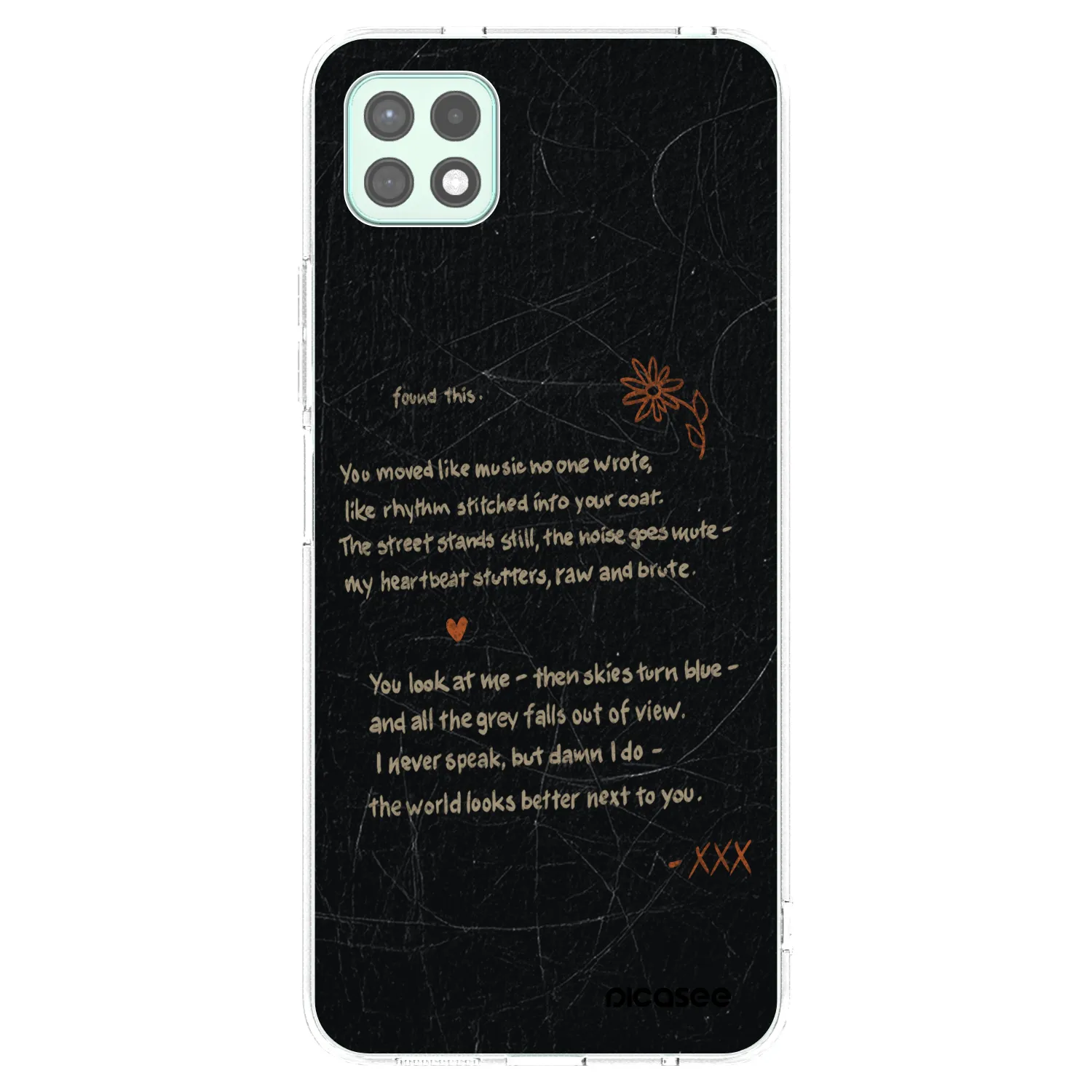 Picasee átlátszó szilikon tok az alábbi mobiltelefonokra Samsung Galaxy A22 A226B 5G - POET