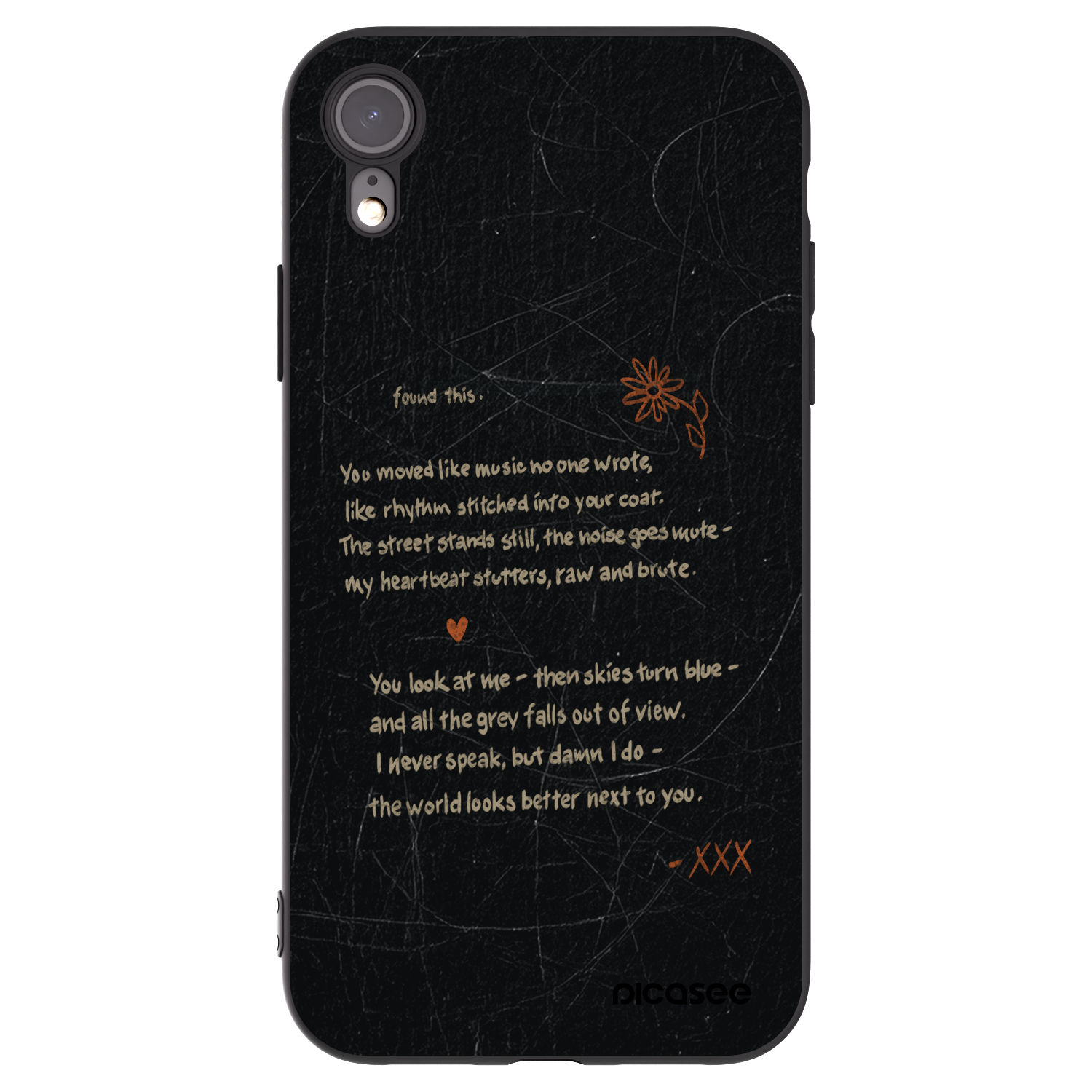 Picasee fekete szilikon tok az alábbi mobiltelefonokra Apple iPhone XR - POET