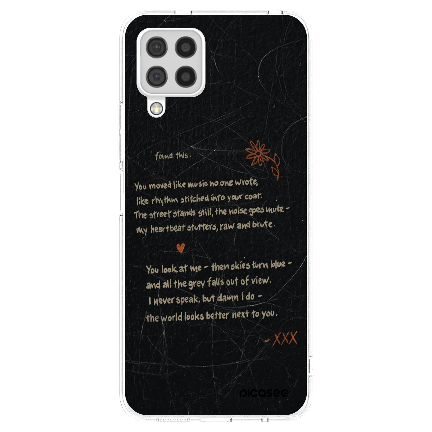 Picasee átlátszó szilikon tok az alábbi mobiltelefonokra Samsung Galaxy A22 A225F 4G - POET