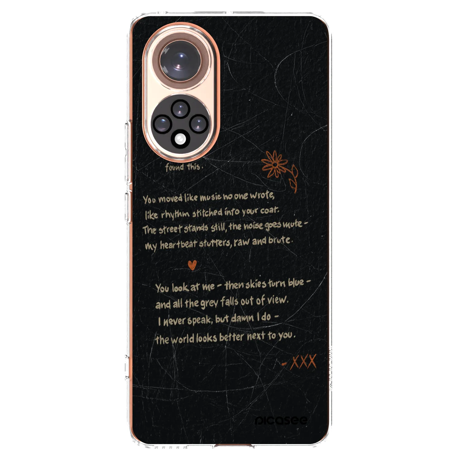 Picasee átlátszó szilikon tok az alábbi mobiltelefonokra Honor 50 5G - POET