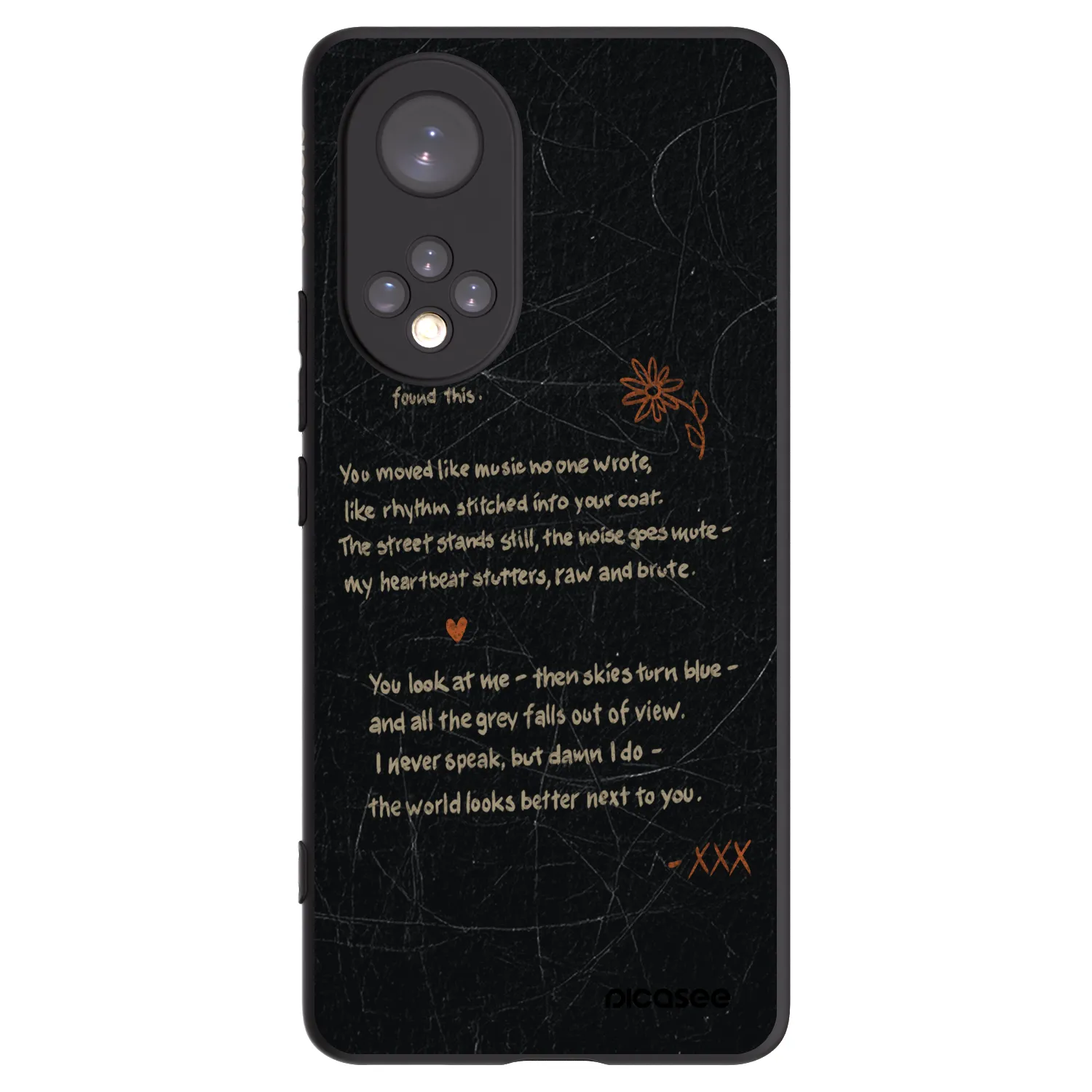 Picasee fekete szilikon tok az alábbi mobiltelefonokra Huawei Nova 9 - POET