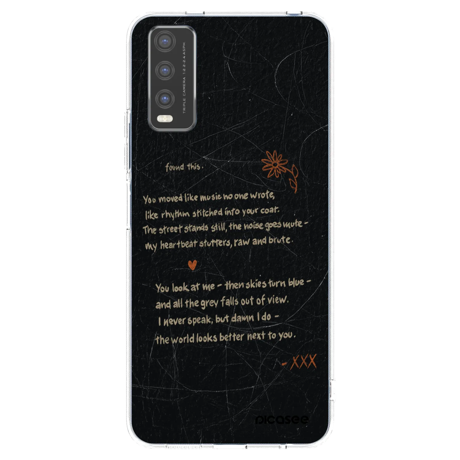 Picasee átlátszó szilikon tok az alábbi mobiltelefonokra Vivo Y20s - POET