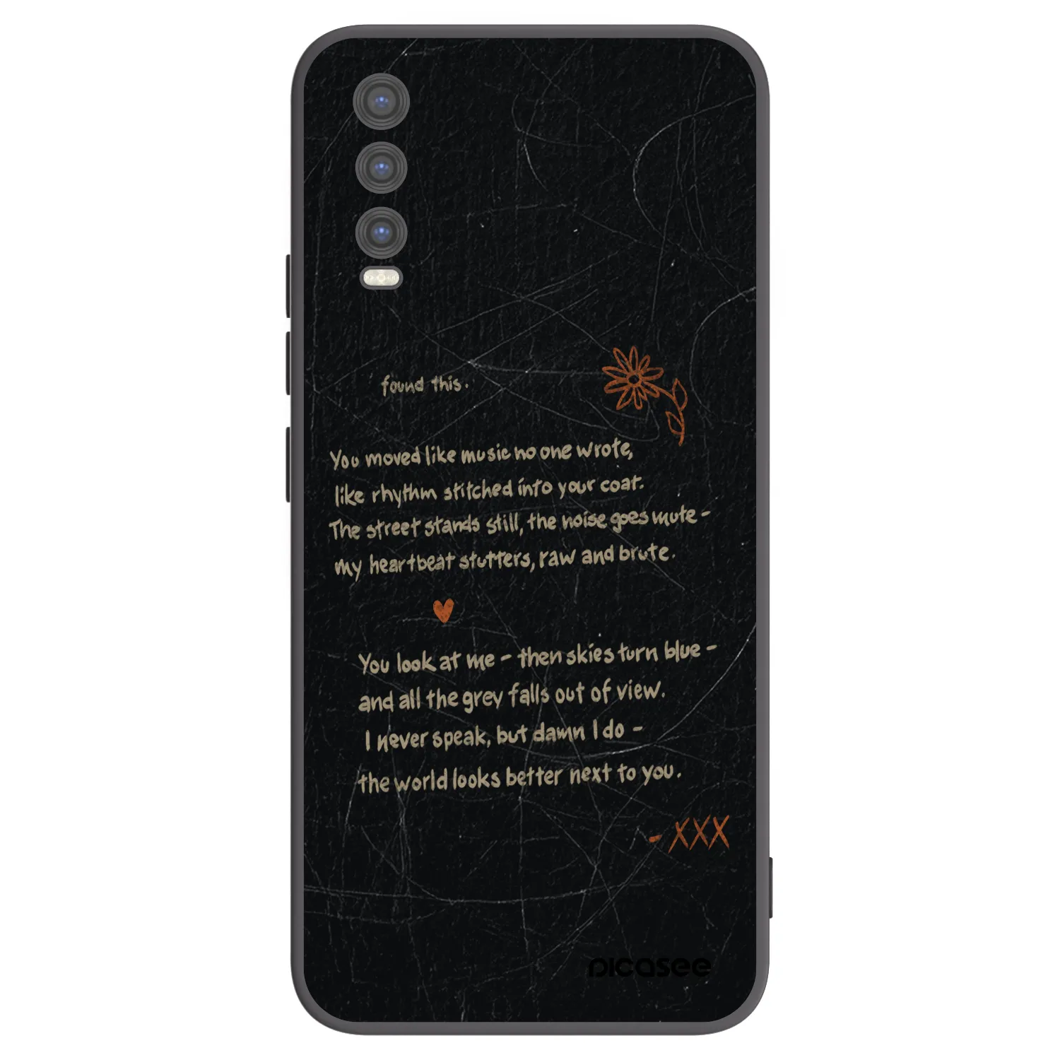 Picasee fekete szilikon tok az alábbi mobiltelefonokra Vivo Y20s - POET