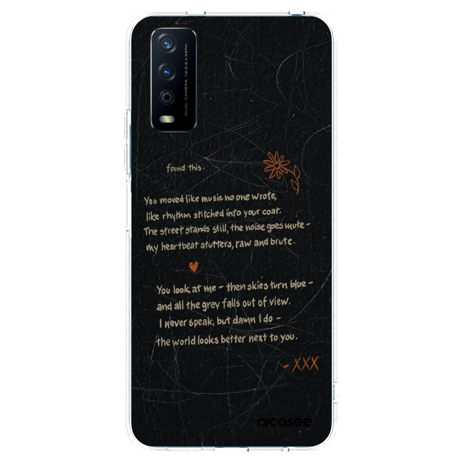 Picasee átlátszó szilikon tok az alábbi mobiltelefonokra Vivo Y11s - POET