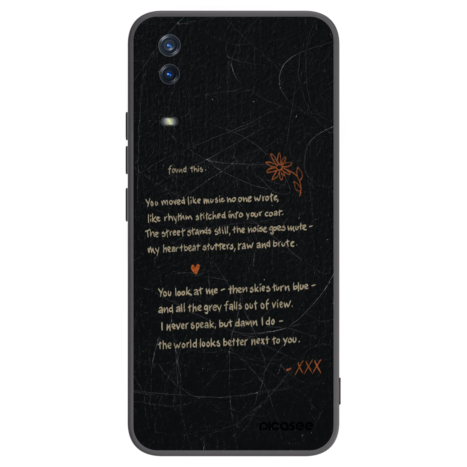 Picasee fekete szilikon tok az alábbi mobiltelefonokra Vivo Y11s - POET