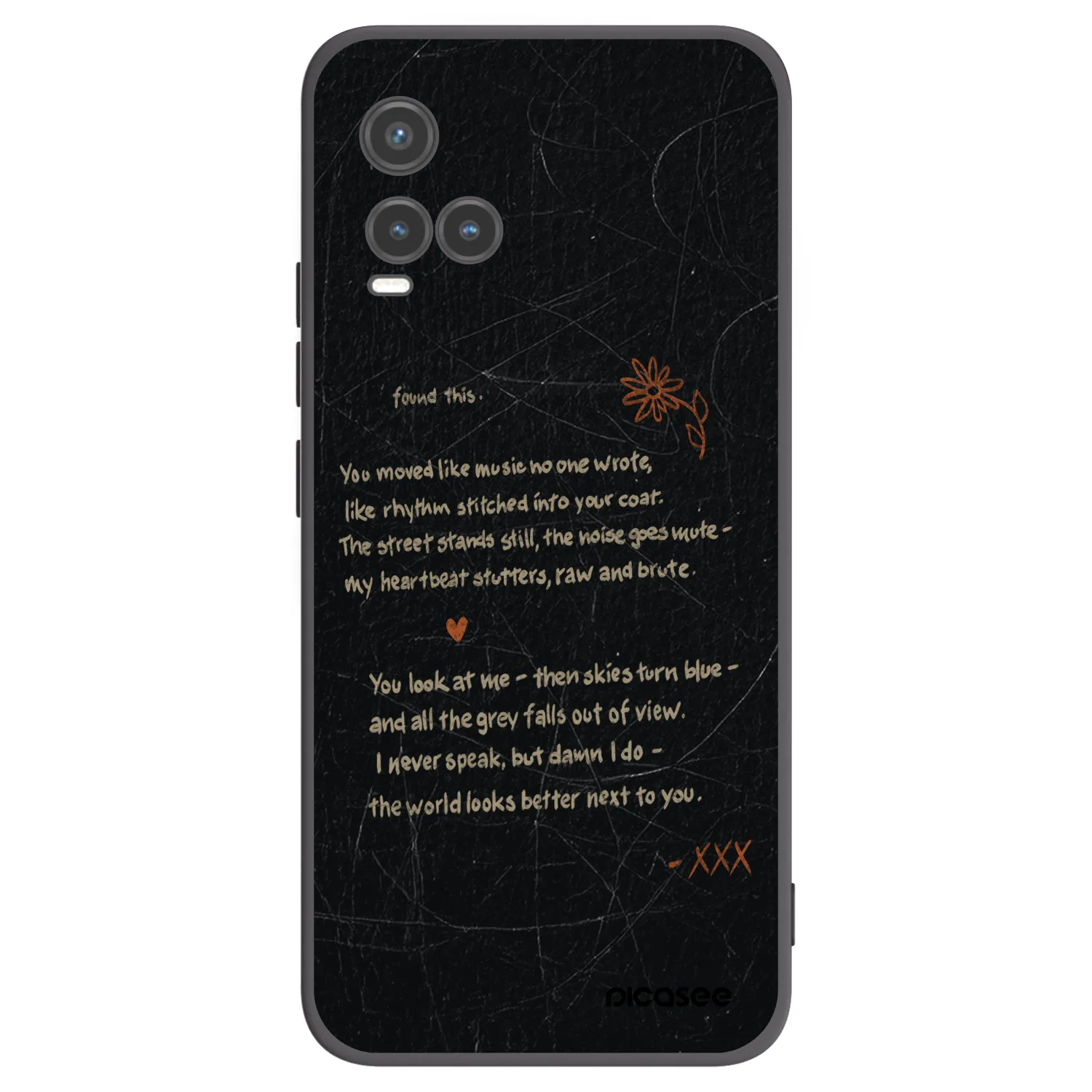 Picasee fekete szilikon tok az alábbi mobiltelefonokra Vivo Y33s - POET