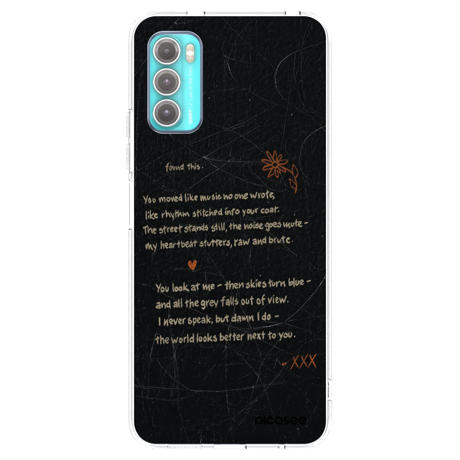 Picasee átlátszó szilikon tok az alábbi mobiltelefonokra Motorola Moto G60 - POET