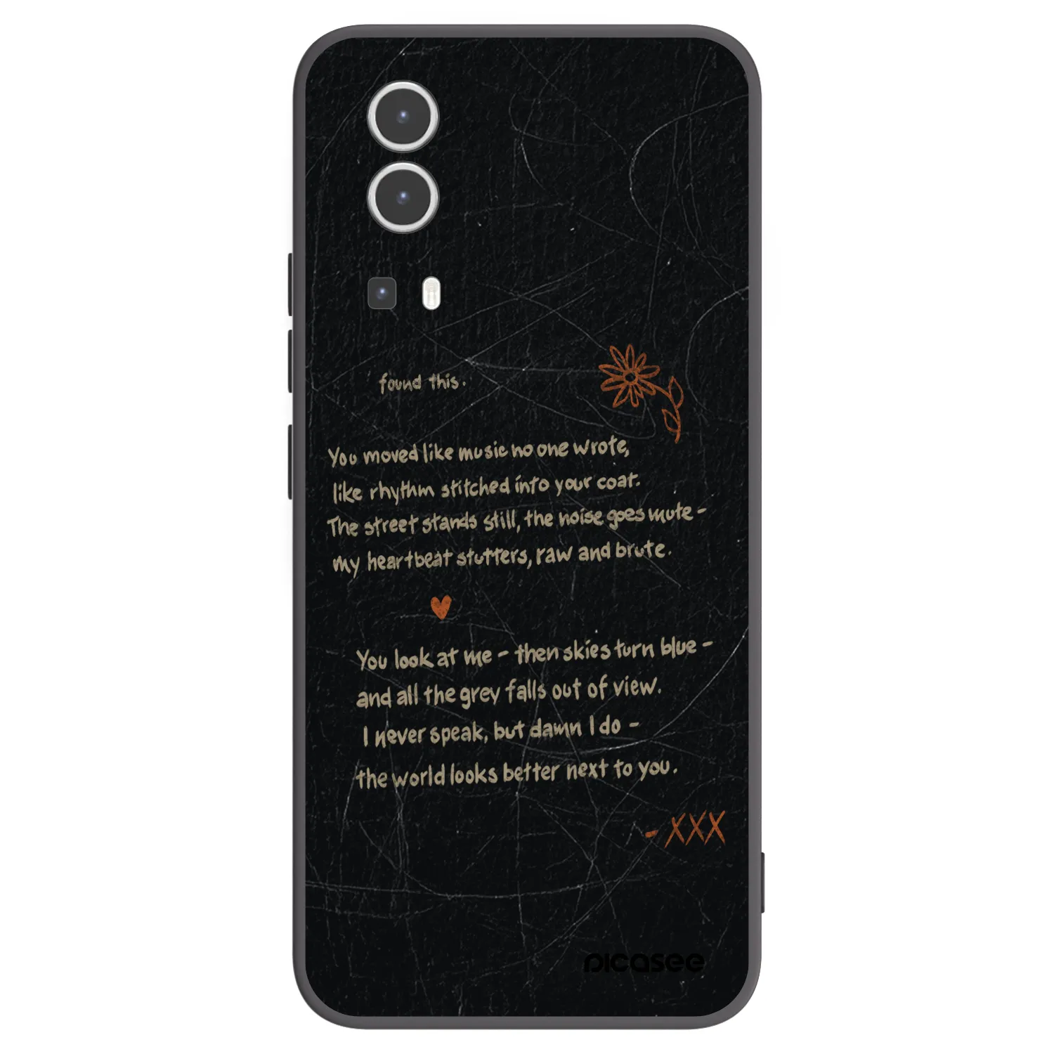 Picasee fekete szilikon tok az alábbi mobiltelefonokra Vivo Y72 5G - POET
