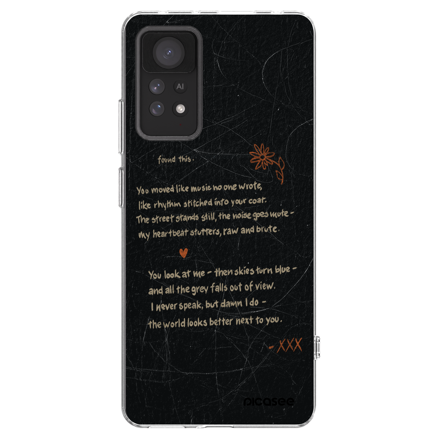 Picasee átlátszó szilikon tok az alábbi mobiltelefonokra Xiaomi Redmi Note 11 Pro - POET
