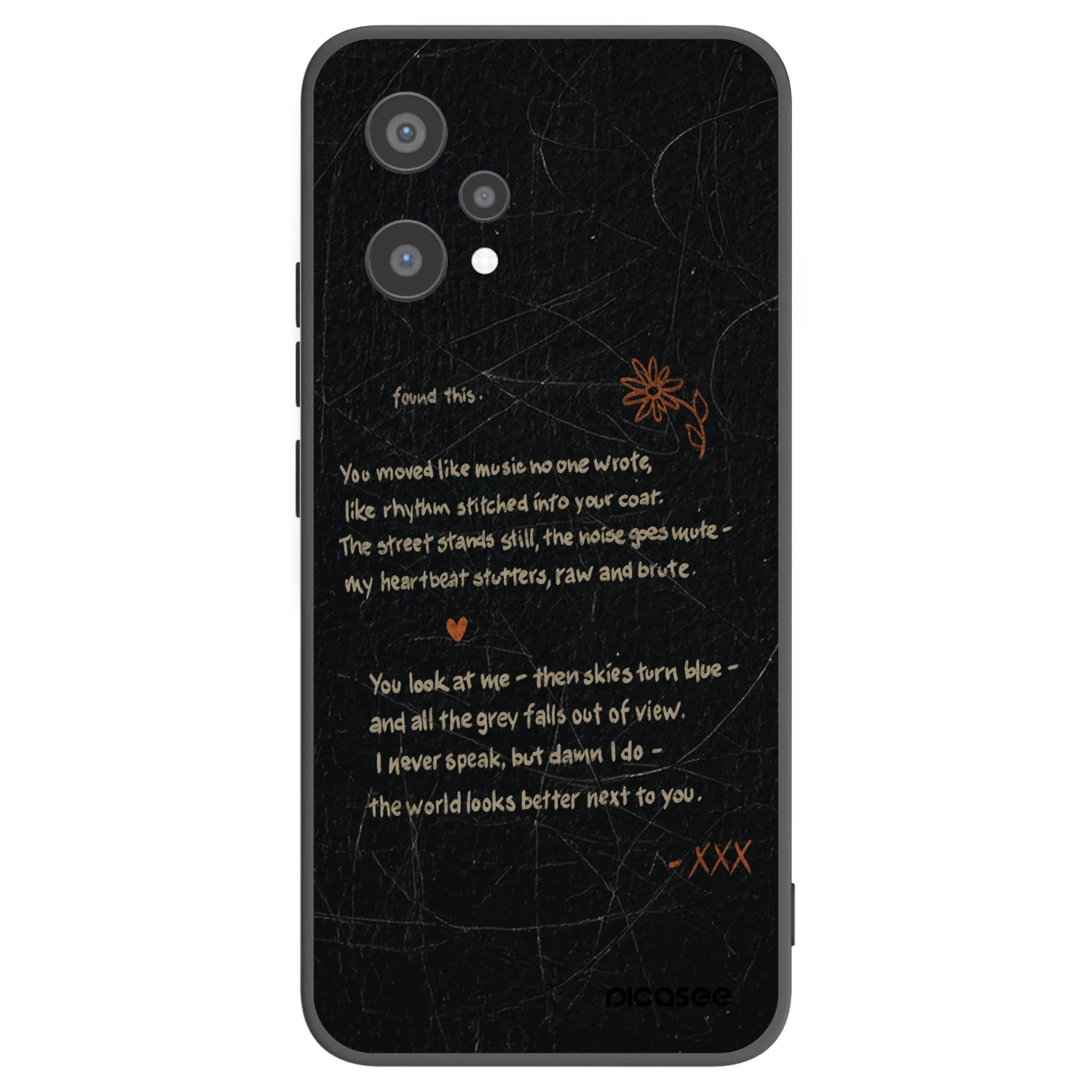 Picasee fekete szilikon tok az alábbi mobiltelefonokra Realme 9 Pro 5G - POET