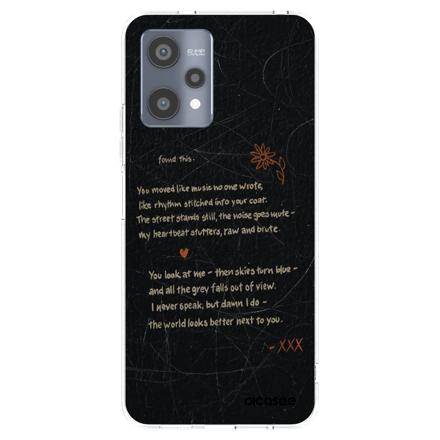 Picasee átlátszó szilikon tok az alábbi mobiltelefonokra Realme 9 Pro 5G - POET