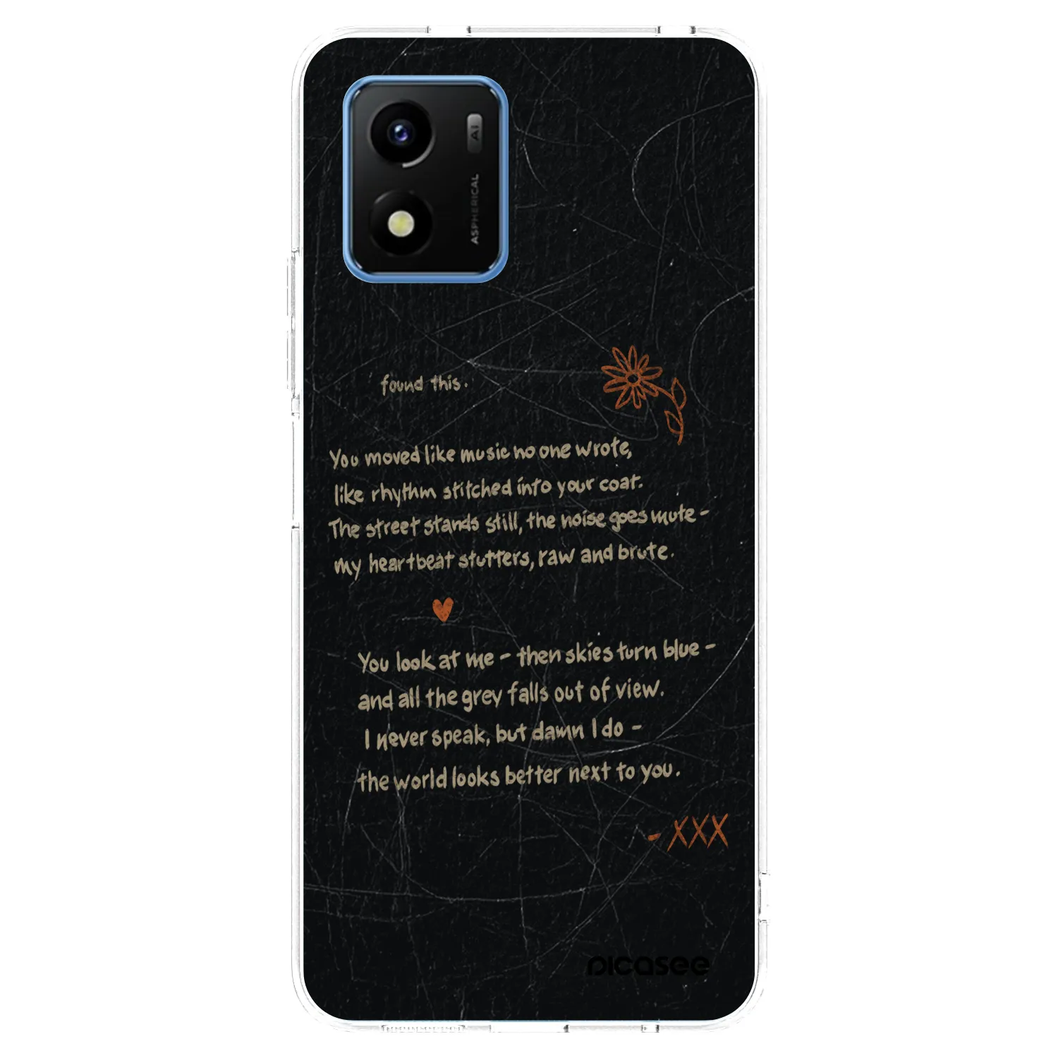 Picasee átlátszó szilikon tok az alábbi mobiltelefonokra Vivo Y01 - POET